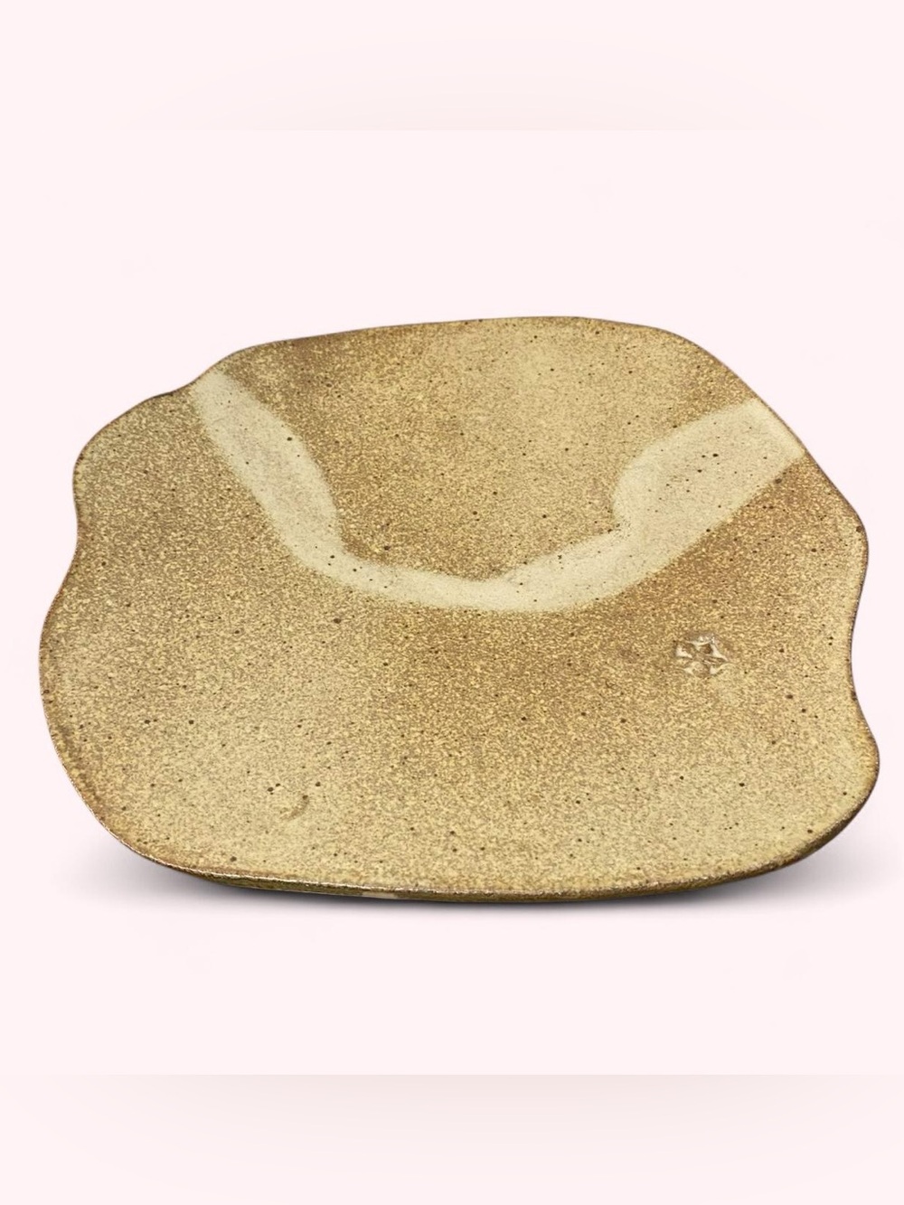 Handmade Footed Sandstone Coastal Decorative Tray 🐚